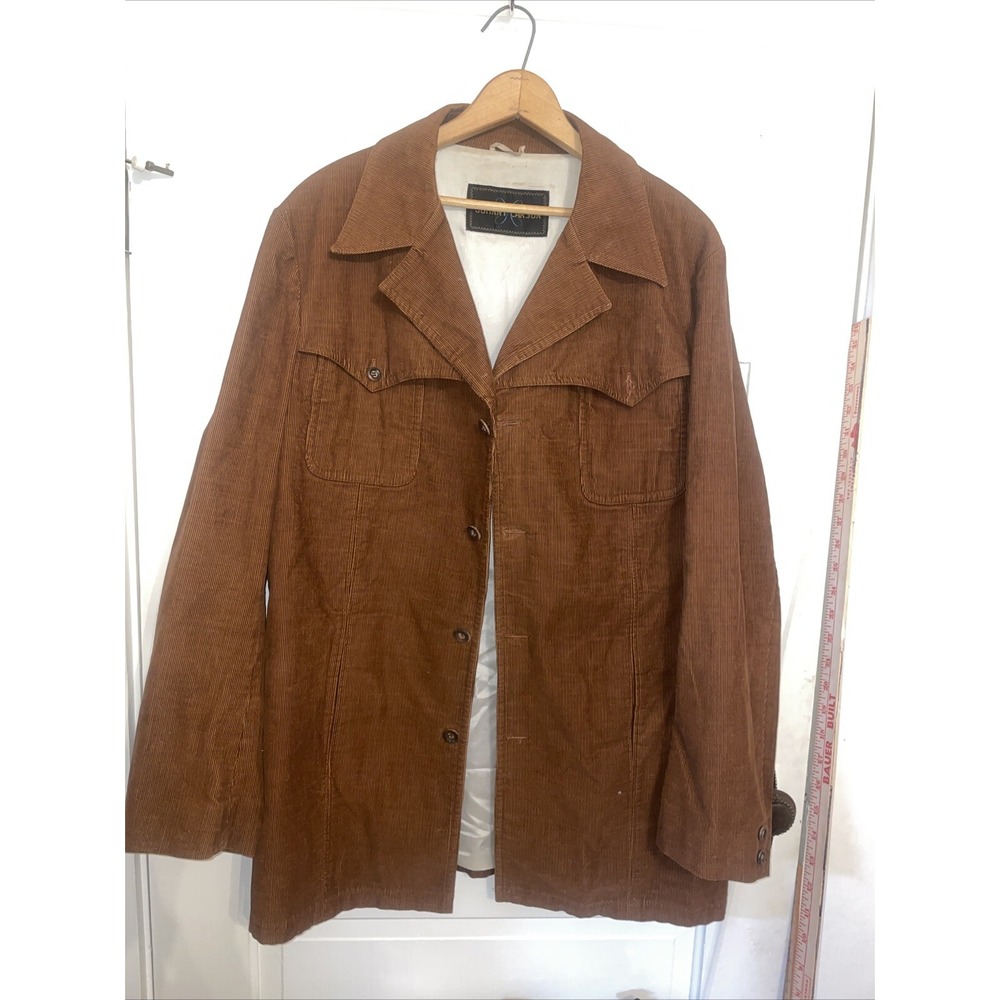 Vintage Men's‎ Cordorouy Jacket 44 Johnny Carson King Size
